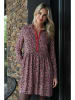 Bleu d'Azur Jurk roze/zwart/wit