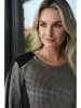 Bleu d'Azur Kleid "Jill" in Schwarz/ Beige