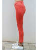 Bleu d'Azur Jeans "Palms" - Skinny fit - in Orange