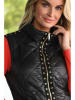 Bleu d'Azur Doorgestikte bodywarmer "Sonora" zwart