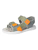Ricosta Barfußschuhe  "Biggi" in Khaki/ Orange/ Grau