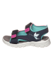 Ricosta Sandalen in Dunkelblau/ Pink/ Türkis