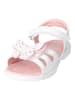 Ricosta Leder-Sandalen "Kelebek" in Weiß/ Rosa