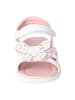 Ricosta Leder-Sandalen "Kelebek" in Weiß/ Rosa