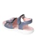 Ricosta Leder-Sandalen "Chloe" in Dunkelblau/ Rosa