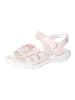 Ricosta Leder-Sandalen "Chloe" in Rosa/ Weiß