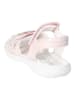 Ricosta Leder-Sandalen "Chloe" in Rosa/ Weiß