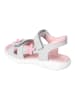 Ricosta Leren sandalen "Carola" lichtgrijs/lichtroze