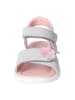 Ricosta Leren sandalen "Carola" lichtgrijs/lichtroze