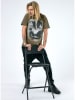 KEY LARGO Shirt "Hit the road Jack" in Khaki
