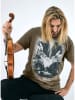 KEY LARGO Shirt "Hit the road Jack" in Khaki