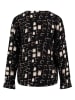 KEY LARGO Bluse "Matrix" in Schwarz