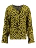 KEY LARGO Bluse "Party" in Grün/ Schwarz