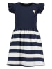 Blue Seven Kleid in Dunkelblau/ Weiß