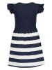 Blue Seven Kleid in Dunkelblau/ Weiß