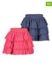 Blue Seven 2-delige set: rokken donkerblauw/roze