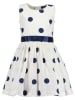 Blue Seven Kleid in Weiß/ Dunkelblau