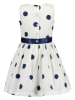 Blue Seven Kleid in Weiß/ Dunkelblau