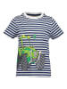 Blue Seven 2er-Set: Shirts in Dunkelblau/ Weiß