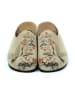 Calceo Clogs in Bunt/ Creme