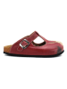 Calceo Clogs rood/crème