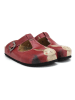 Calceo Clogs rood/crème