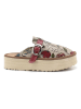 Calceo Clogs in Bunt/ Creme