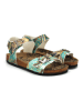 Calceo Sandalen meerkleurig/turquoise