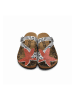 Calceo Teenslippers zwart/wit/lichtbruin