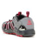 Kamik Enkelsandalen "Crab" grijs/rood