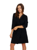 Doctor Nap Kimono in Schwarz