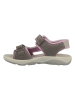 Lurchi Leder-Sandalen in Braun/ Rosa