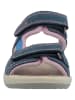 Lurchi Leder-Sandalen in Dunkelblau/ Rosa