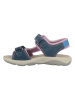 Lurchi Leder-Sandalen in Dunkelblau/ Rosa
