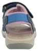 Lurchi Leder-Sandalen in Dunkelblau/ Rosa