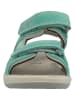 Lurchi Leder-Sandalen in Türkis
