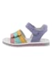 Lurchi Leder-Sandalen "Cimbaly" in Lila/ Bunt