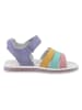Lurchi Leder-Sandalen "Cimbaly" in Lila/ Bunt