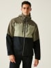 Regatta Regenjacke "Maland II" in Khaki/ Schwarz