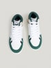 Pepe Jeans FOOTWEAR Skórzane sneakersy w kolorze biało-zielonym