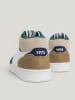 Pepe Jeans FOOTWEAR Skórzane sneakersy w kolorze biało-zielonym