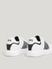Pepe Jeans FOOTWEAR Leren sneakers wit/zwart