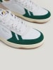 Pepe Jeans FOOTWEAR Leder-Sneakers in Weiß/ Grün