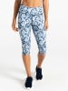 Dare 2b Trainingsleggings "Influential II" in Weiß/ Blau