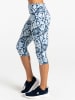 Dare 2b Trainingsleggings "Influential II" in Weiß/ Blau
