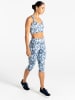 Dare 2b Trainingsleggings "Influential II" in Weiß/ Blau