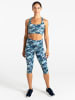 Dare 2b Trainingsleggings "Influential II" in Hellblau/ Blau/ Weiß