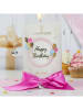 Juwelkerze Duftkerze mit Armkette "Happy Birthday" - 400 g