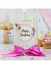 Juwelkerze Duftkerze mit Halskette "Happy Birthday" - 400 g