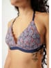 Skiny Bikinitop grijs/donkerblauw